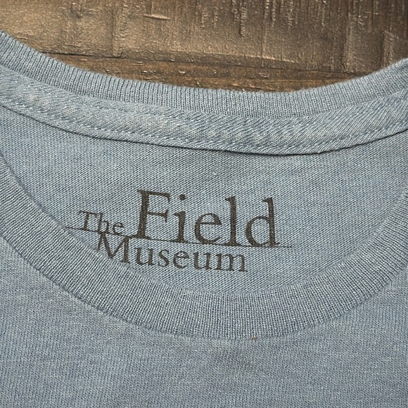 2010 Field Museum Chicago Mammoth Graphic Short Sleeve T-Shirt - Blue Unisex Med - Picture 4 of 9
